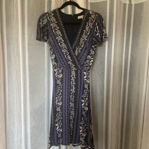 Old Navy Floral Faux Wrap-Style Women's Dress